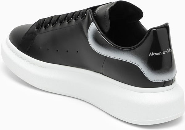 Leather trainers Alexander McQueen Silver size 46.5 IT in Leather - 41350980